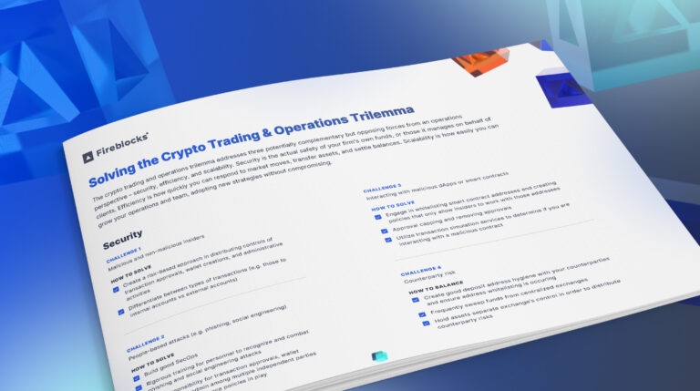 Solving the Crypto Trading and Operations Trilemma